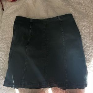 Free people denim pencil skirt